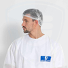 Chapeau de vadrouille jetable élastique double en polypropylène de couleur blanche pour le travailleur