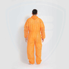 Protection jetable orange de la combinaison FC1050 pp contre la poussière liquide légère
