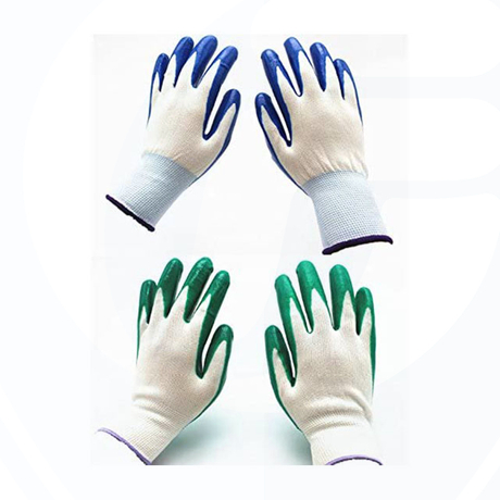 Gants de protection de travail en nylon/polyester avec revêtement PU